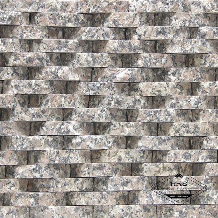 Фасадный камень Плетёнка — Гранит Южно-Султаевский в Воронеже
